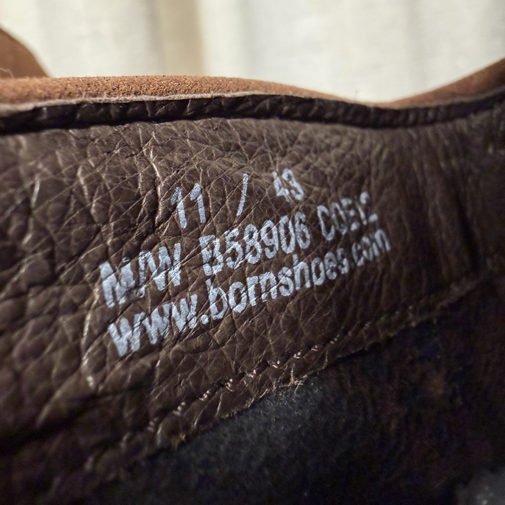 Born Women’s Brown Leather Ankle Boots – Size 11 / Style B58906 - Picture 2 of 7